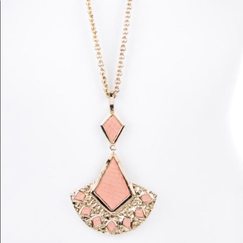Kara by Kara Ross Snake skin pendant necklace